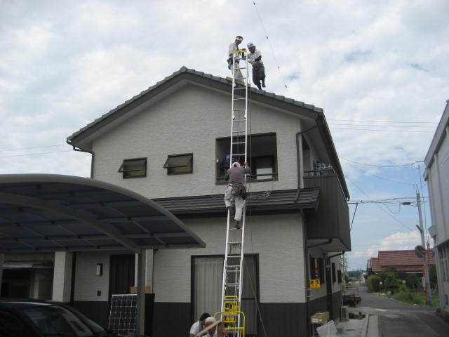 省エネ住宅に向けての香川県善通寺市弘田町　O様邸　太陽光発電　パナソニック　HIT